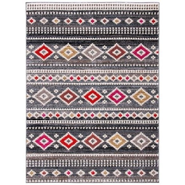 Safavieh Adirondack Rectangular Global Area RugGrey & Ivory 9 x 12 ft. ADR276G-9 - main